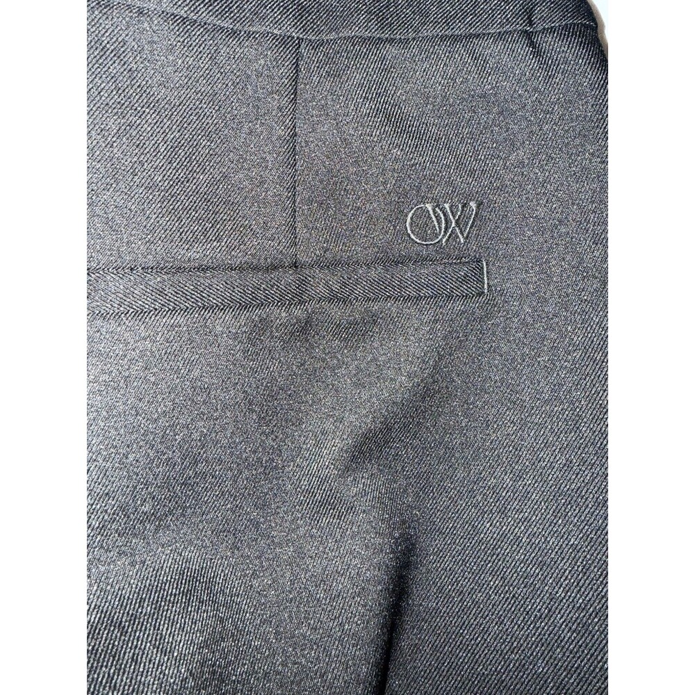Off-White Tech Drill Black Basic Slim Pants 40 NW… - image 4